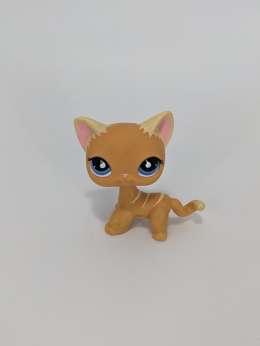 Littlest Pet Shop Puzzle Shorthair Cat Orange Tabby Figure Toy - Picture 6 of 8